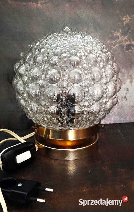 Lampa Art Deco H Tynell vintage prl wielkopolskie Kalisz