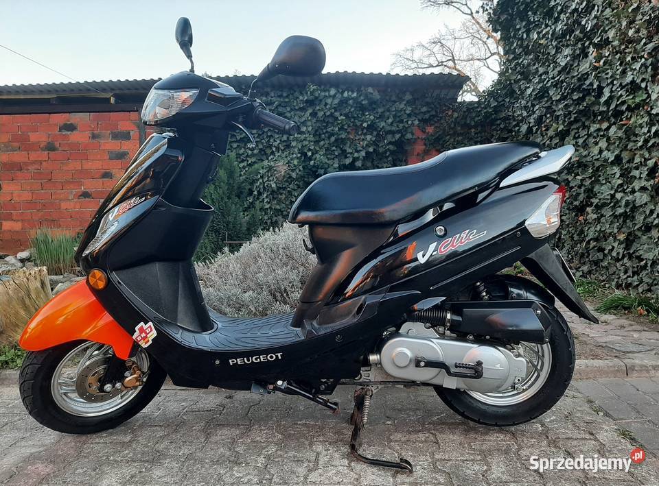 Zadbany skuter Peugeot VCLIC 50 4t 2012 2wł wielkopolskie Tuczno sprzedam