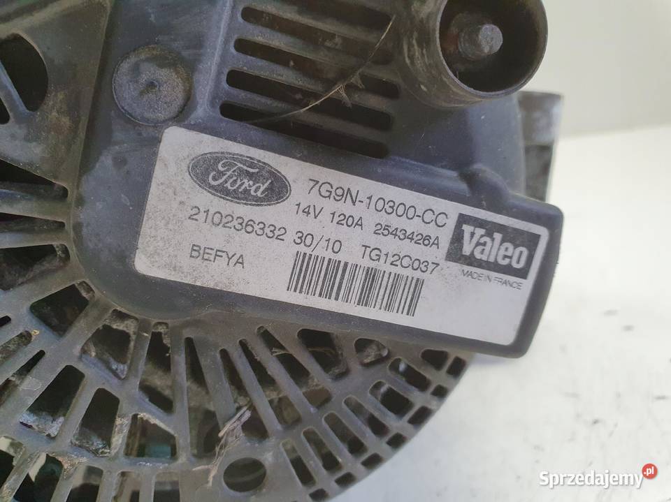 ALTERNATOR Ford Fiesta MK7 125 valeo 7G9N10300CC