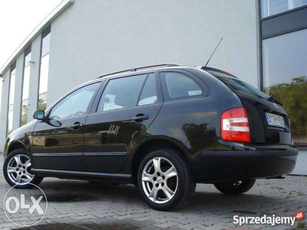 Czarna Skoda Fabia 14L Pełen Serwis Gdynia