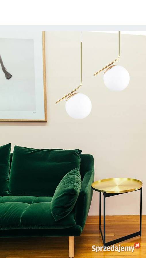 Lampa Plafon Żyrandol GLAMOUR Biała Złota Gold Choroszcz sprzedam