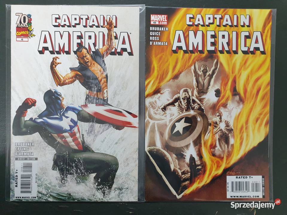 Captain America kolekcja 20 komiksów Marvel USA pomorskie Gdynia sprzedam