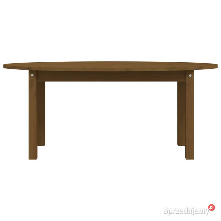 Stolik kawowy miodowy brąz 110x55x45 lite drewno Warszawa