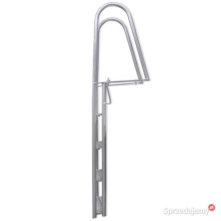 Drabina do basenu pomostu 4 stopnie aluminium Warszawa