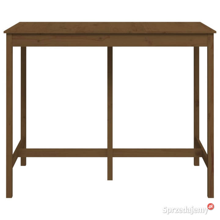 Stolik barowy miodowy brąz 140x80x110 lite sprzedam