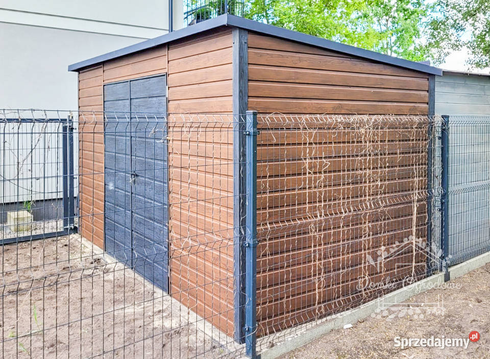 Schowek Domek Ogrodowy 4x25m Brama Drewnopodobny Lubin sprzedam