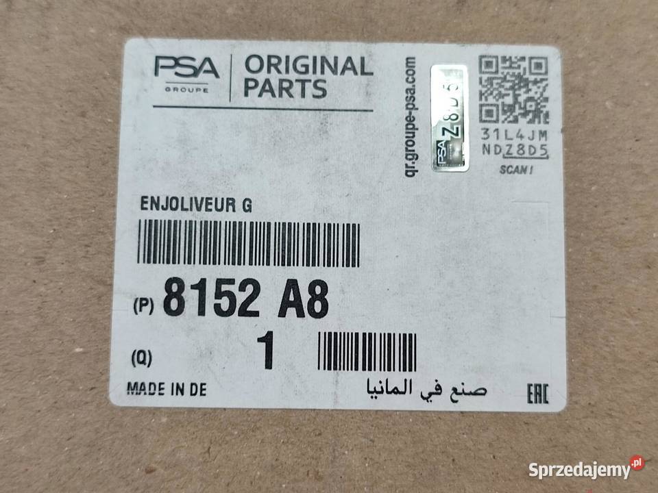 OSŁONA LUSTERKA LEWEGO CITROEN C3 PICASSO SH osobowe Osłony i zaślepki lubelskie