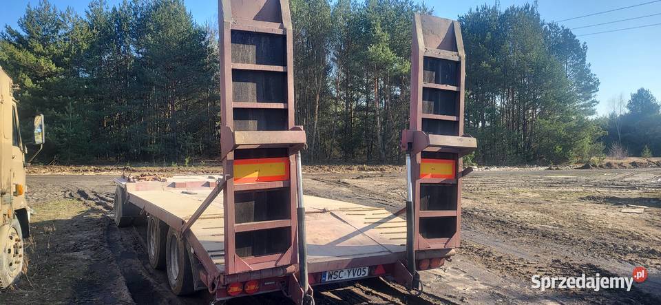 Przyczepa niskopodwoziowa KleBerg 2000r 19t mazowieckie Sochaczew