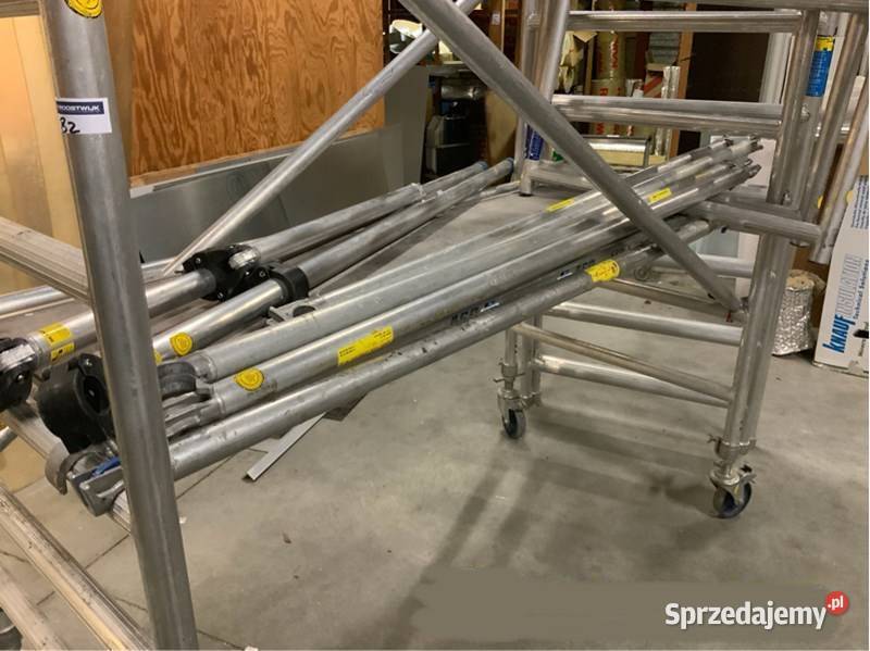 Aluminiowe rusztowanie przejezdne wysokość