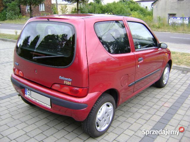 Fiat Seicento FUN 2002 welurowa tapicerka Wojkowice