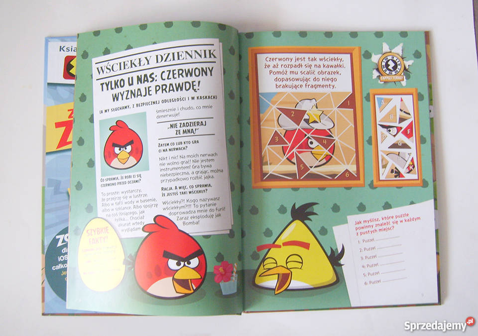Angry birds księga superaktywności książka z Katowice