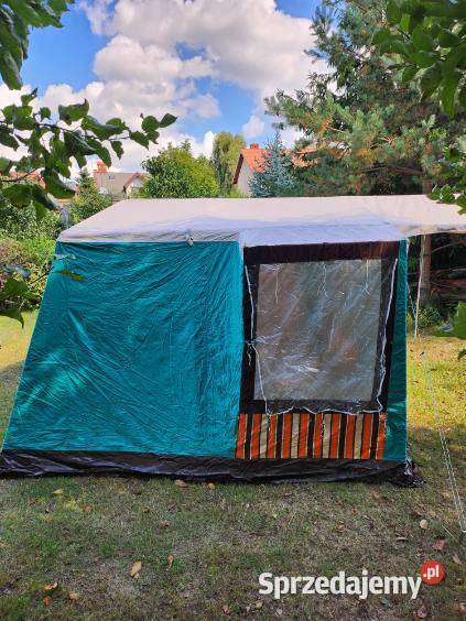 Namiot z przedsionkiem nieużywany Namioty Częstochowa sprzedam