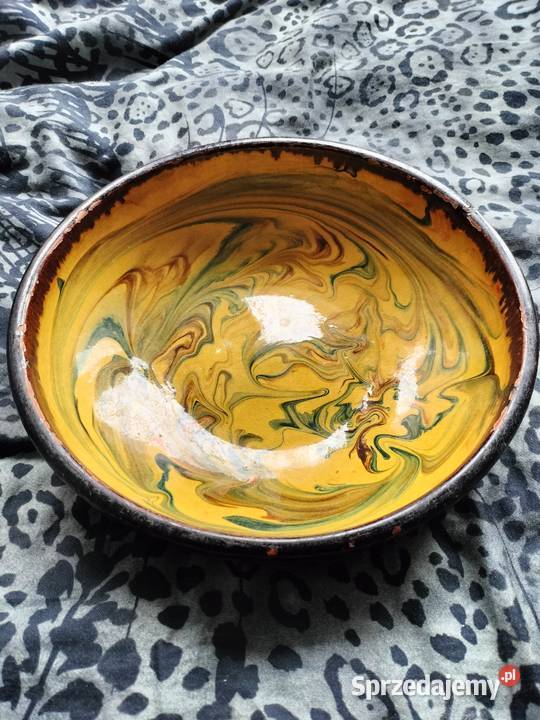 Stara Głęboka ceramiczna misa maziaje PRL Porcelana i szkło Choszczno sprzedam