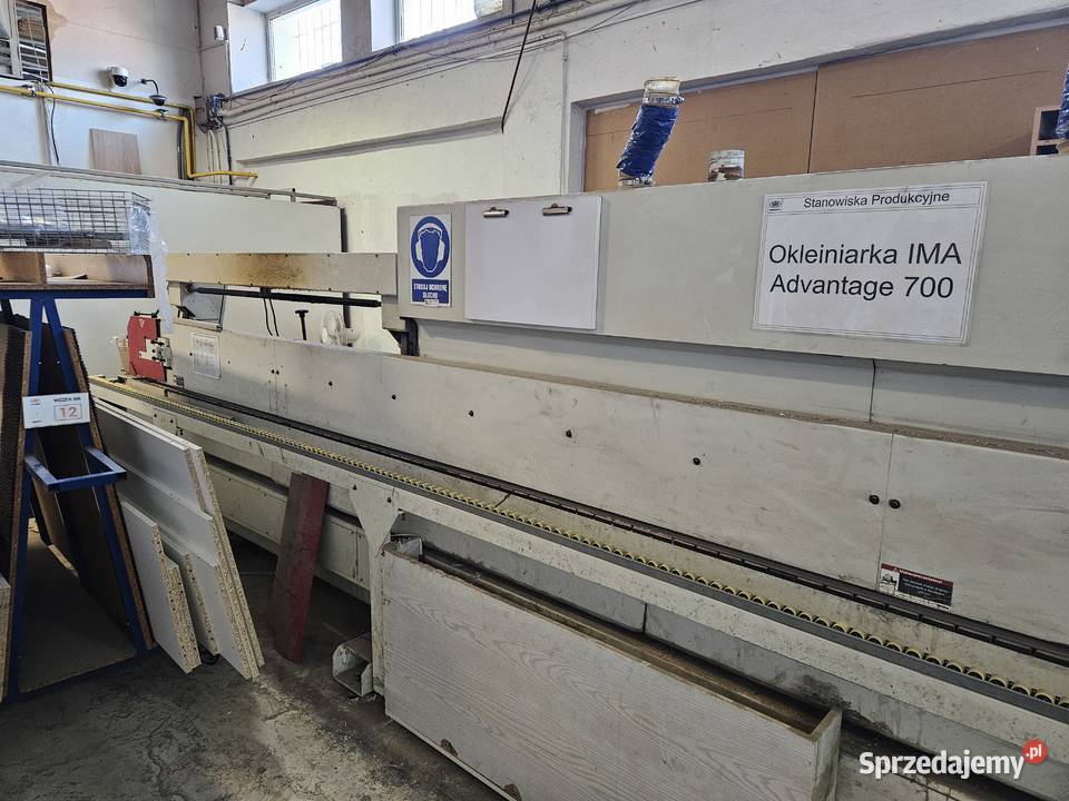 Syndyk sprzeda okleiniarkę IMA Advantage 700 Gdańsk