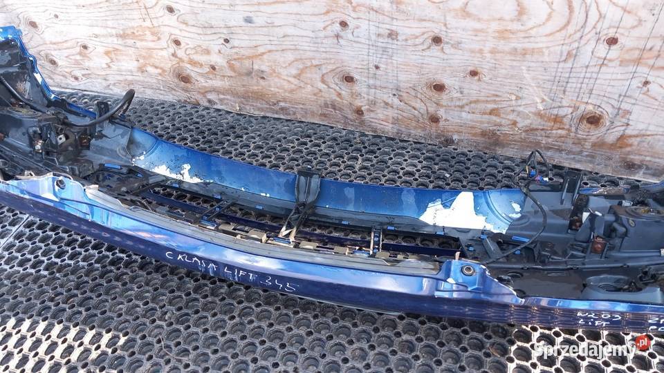 MERCEDES W203 ZDERZAK PRZÓD 345 HALOGEN PDC osobowe Zbierkowo sprzedam
