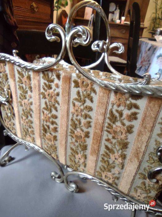 Stary stojak na gazety Francja mosiądz