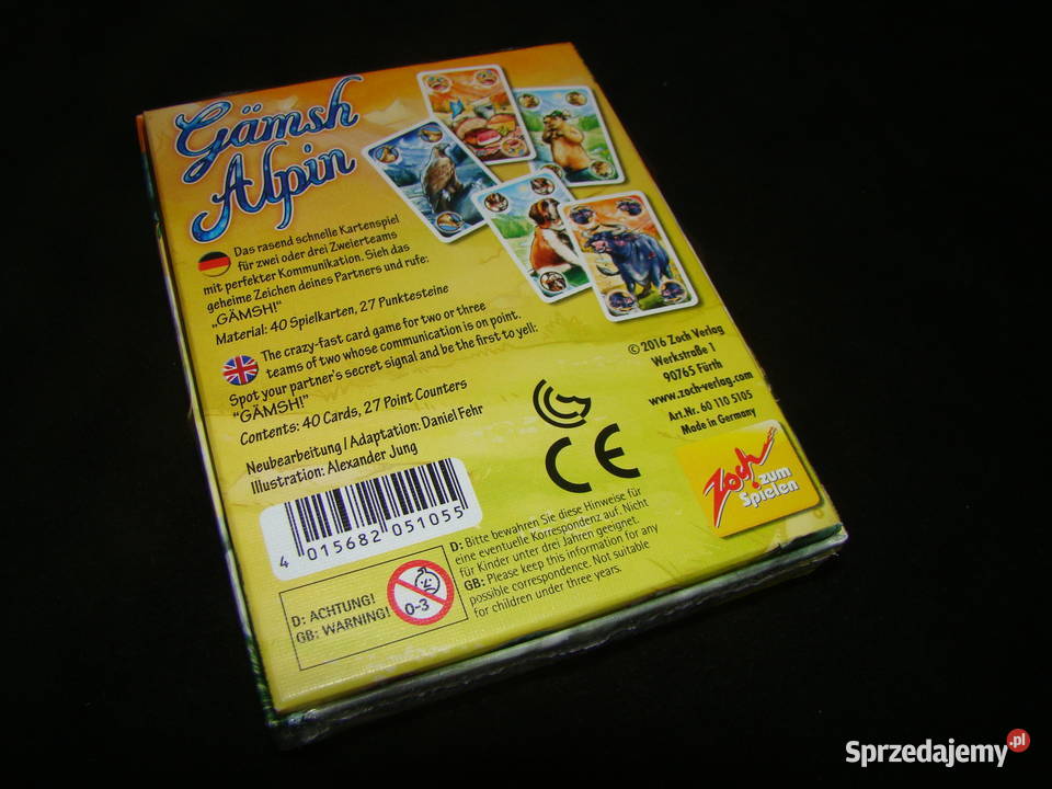 Gamsh Alpin gra planszowa karciana Gmsh Alpin karciane Gdynia