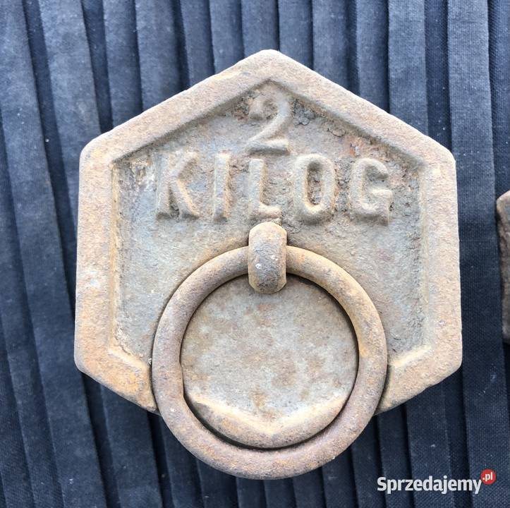 Odważniki 1 kilo 2 kilo łódzkie