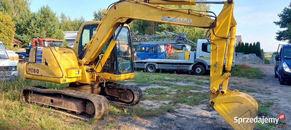 Koparka Komatsu PC60 waga 6t mazowieckie Mińsk Mazowiecki