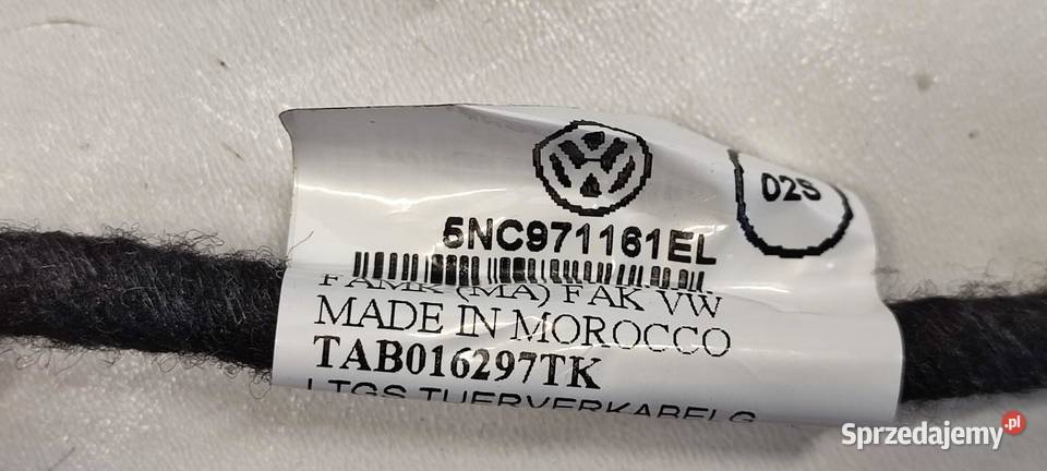 VW TIGUAN II WIĄZKA DRZWI LEWY PRZÓD 5NC971161EL dolnośląskie