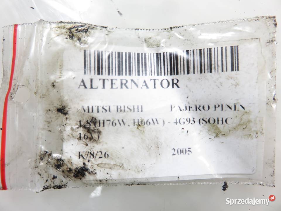 ALTERNATOR MITSUBISHI PAJERO PININ 18 4G93 Układ elektryczny, zapłon