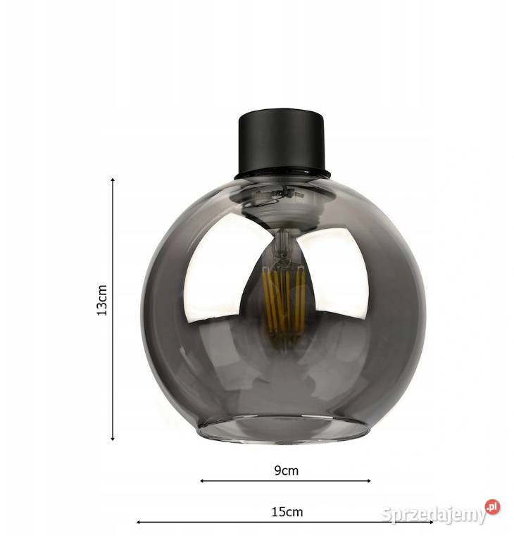 LAMPA WISZĄCA SUFITOWA ŻYRANDOL Kula szklana