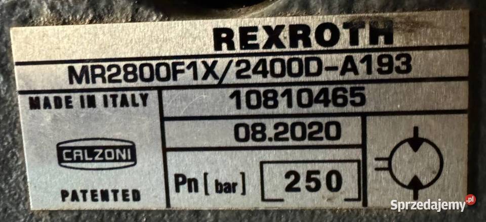 Rexroth MR2800F1X2400DA193 pompa hydrauliczna Poznań