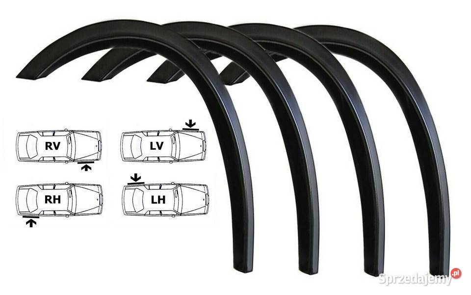 Renault Laguna nakładki na błotnik 4 listwa