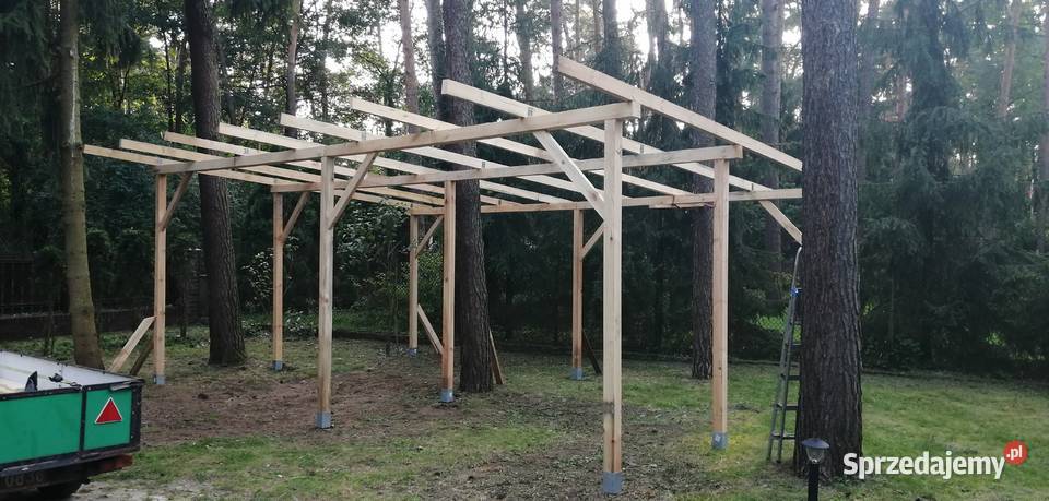 Wiata Drewutnia Zadaszenie Domek Narzędziowy Architektura ogrodowa Władysławowo sprzedam