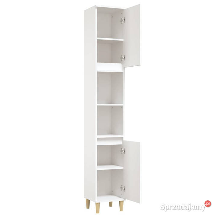 Szafka łazienkowa biała 30x30x190 materiał Warszawa