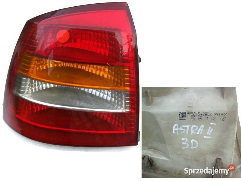 Astra II G Lampa tyl tylna lewa prawa lampy tylne Mińsk Mazowiecki sprzedam