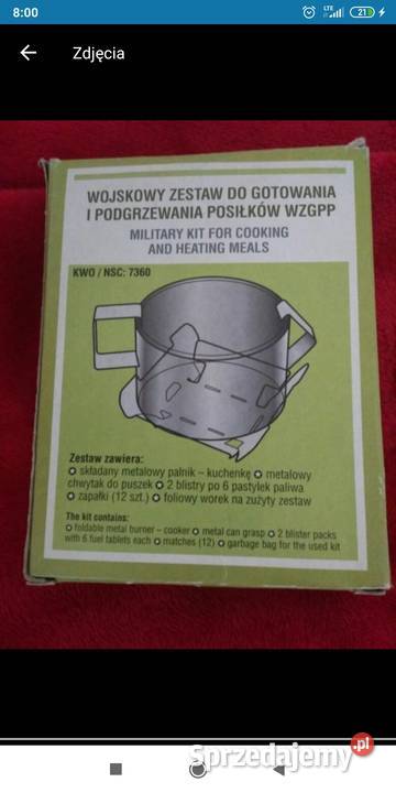 Podgrzewacz posilku Bolesławiec