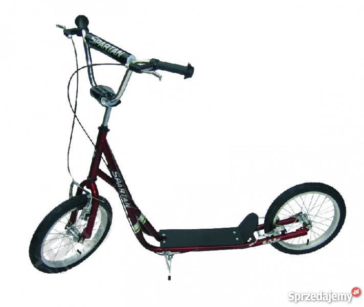 Hulajnoga SPARTAN duże pompowane koła 1616 Kraków