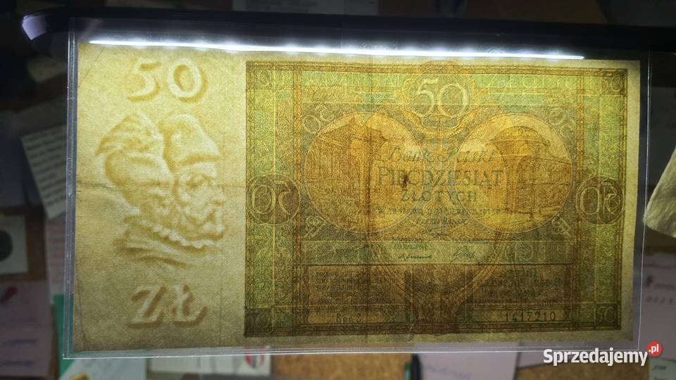 RZADKOŚĆ 50 złotych 1925 s S Warszawa