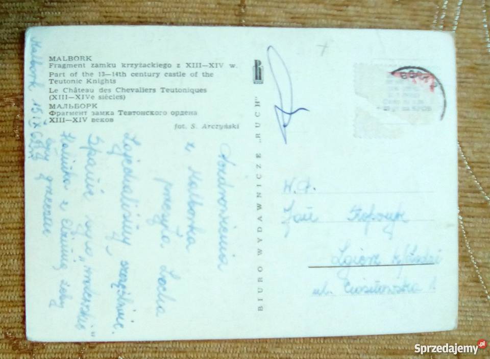WIDOK NA ZAMEK KRZYŻACKI W MALBORKU FOT