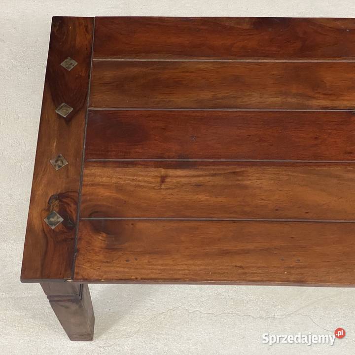 Ława drewniana w stylu kolonialnym Budno