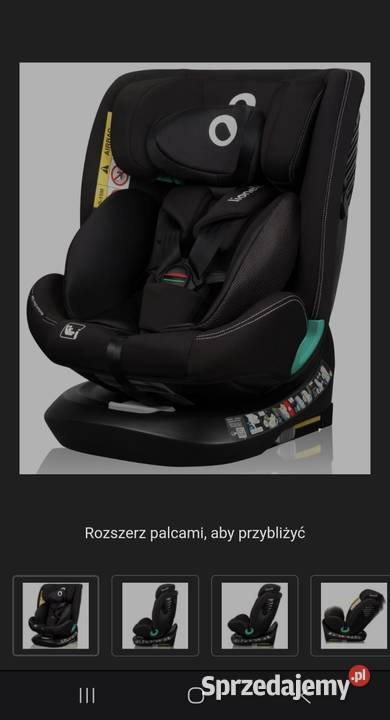 Fotelik samochodowy NOWY Gałki