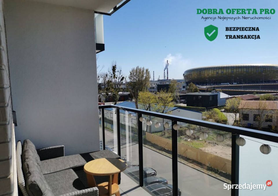 2 pokoje loggia 9 m garaż 2018 Gdańsk sprzedam