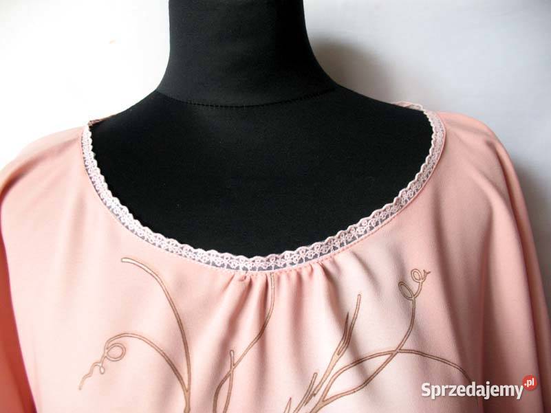 Modna bluzka kimono 48 biust 140 Kwiatki Siedlce sprzedam