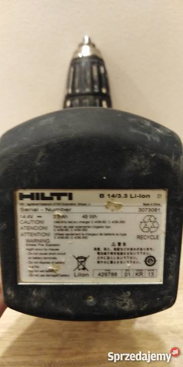 WKRĘTARKA HILTI SF 14A Z ŁADOWARKĄ W WALIZCE Pabianice