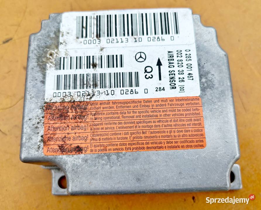 MERCEDES 168414 220 MODUŁ SENSOR AIRBAG Radom sprzedam