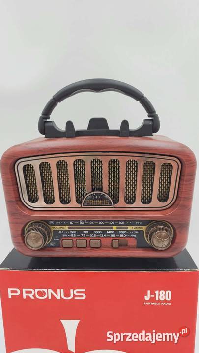 Przenośne radio retro PRUNUS J180 Bluetooth 50 Ząbki