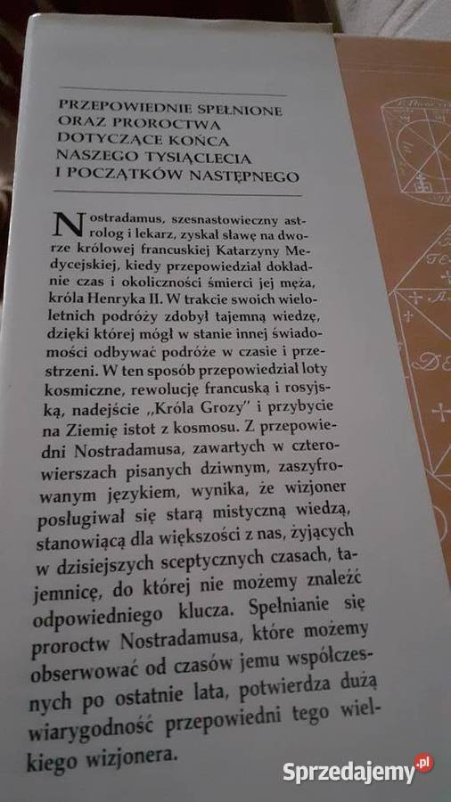 Nostradamus Wielka księga przepowiedni Szczecin