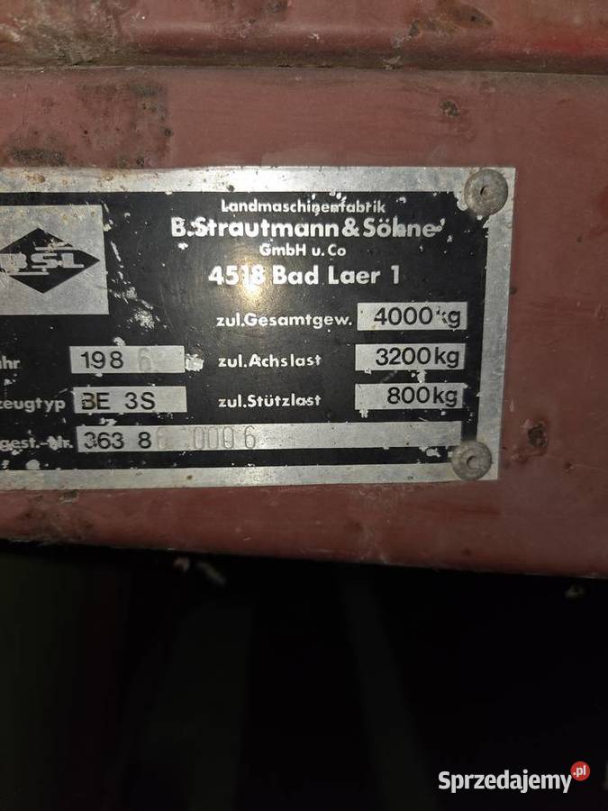 Rozrzutnik obornika BSL Gołcza