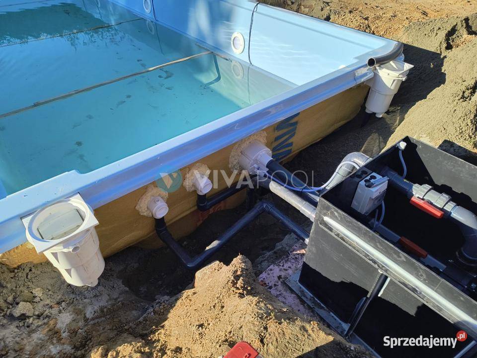 Basen ogrodowy z osprzętem SKIATOS 700 x 322 Gdańsk sprzedam