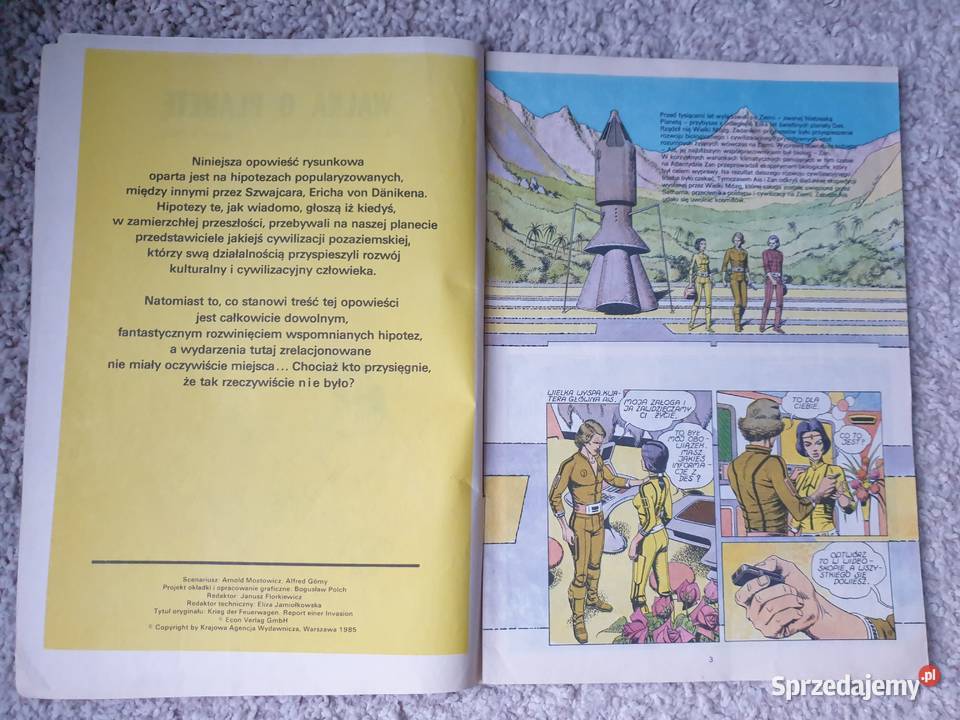 Ludzie i Potwory Walka o Planetę Ekspedycja Komiksy Gdynia