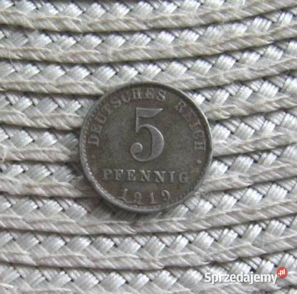 Niemcy 5 Pfennig 1919r A Fe Kalisz