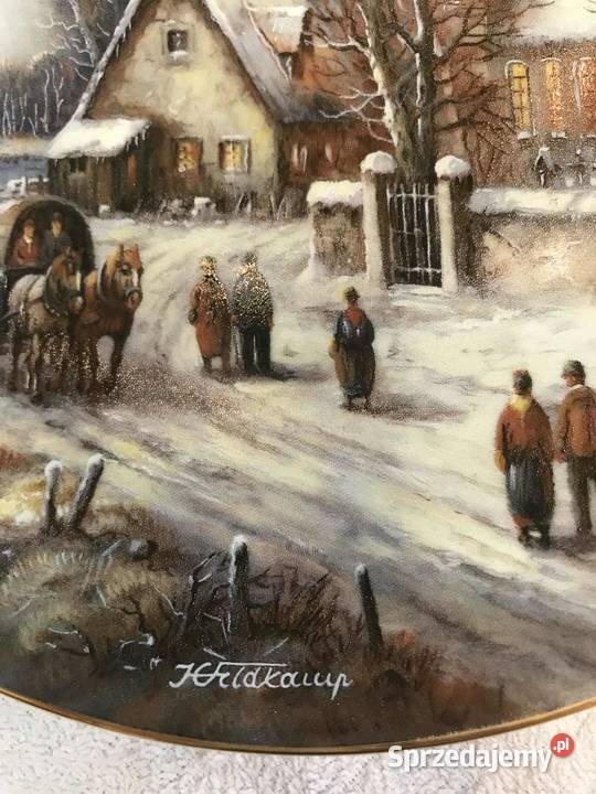 Talerz dekoracyjny Wies jeziorem Tirschenreuth Kielce sprzedam