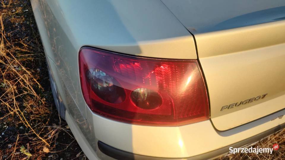 Lampa lewa tył tylna Peugeot 407 sedan Książ Wielkopolski