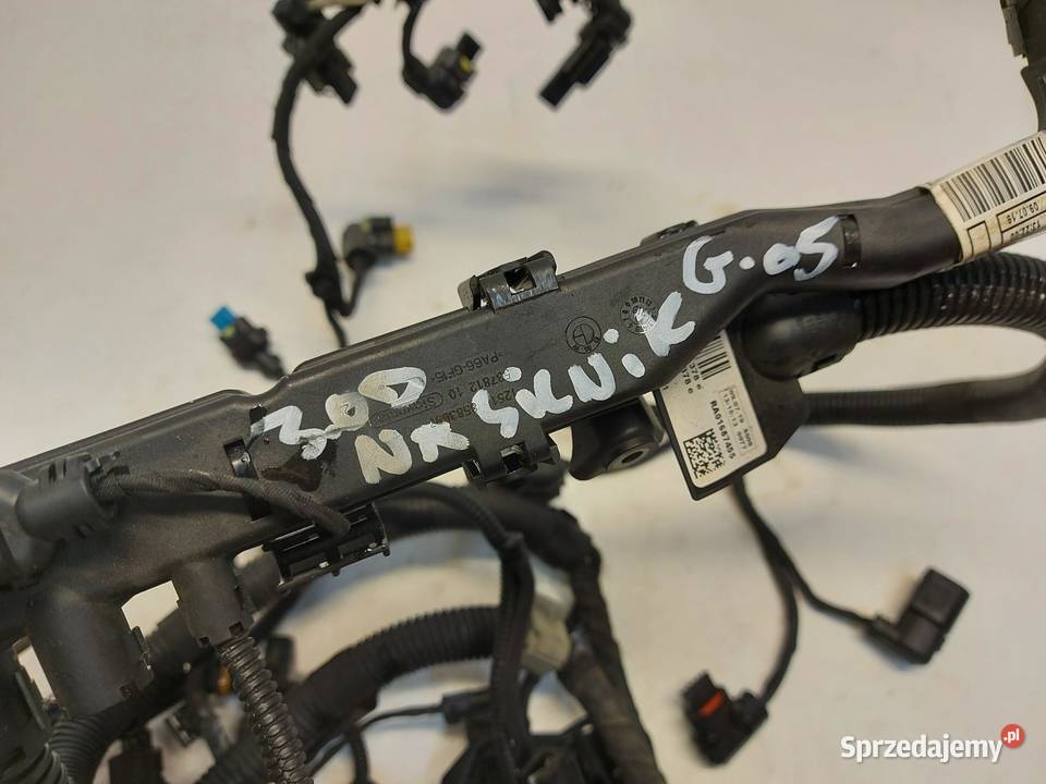 BMW G05 X5 30d 2019r WIĄZKA INSTALACJA SILNIKA